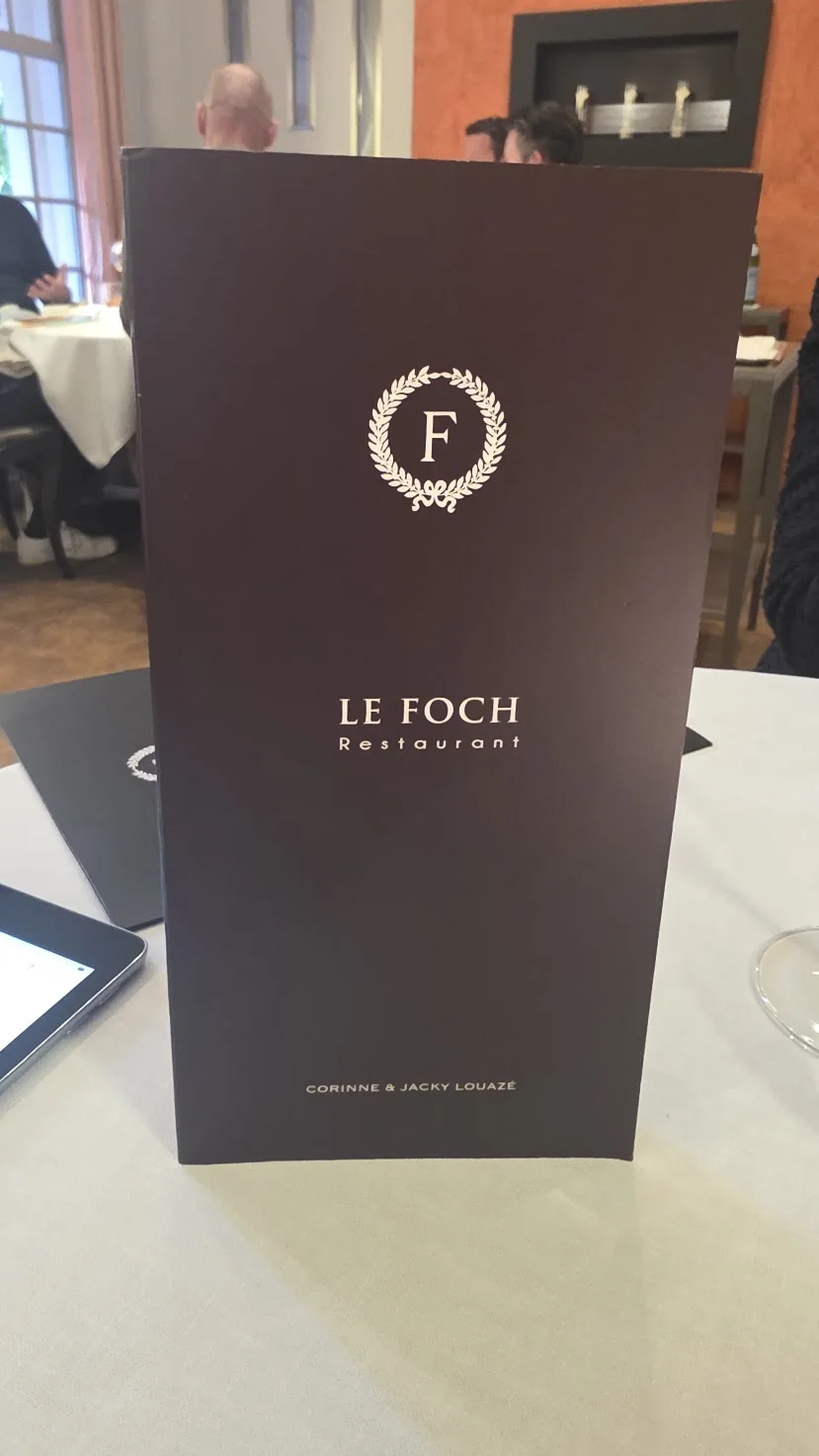 Middag på restaurang Le Foch i Reims